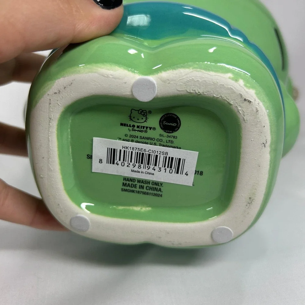Hello Kitty Frankenstein Halloween Ceramic Cookie Jar Canister